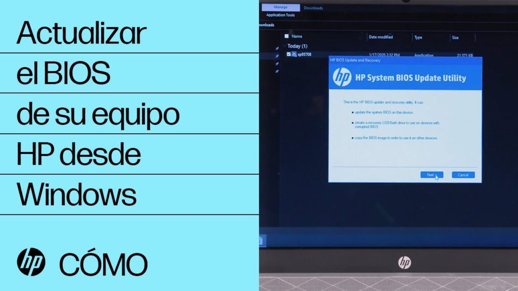 Actualizar BIOS En HP