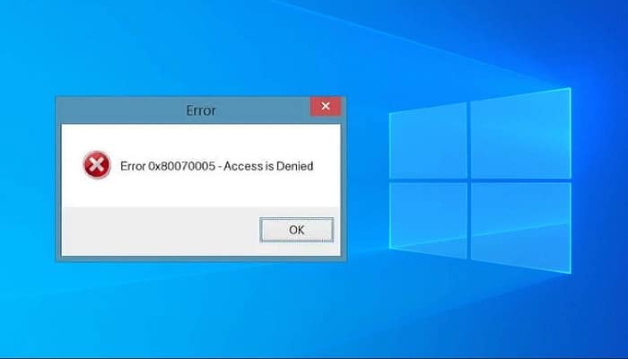 Cómo solucionar el error 0x80070005 acceso está denegado en Windows 10